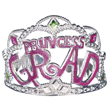 Graduation Electroplated Plastic Tiara 3.5in x 4.5in Costumes & Apparel - Party Centre