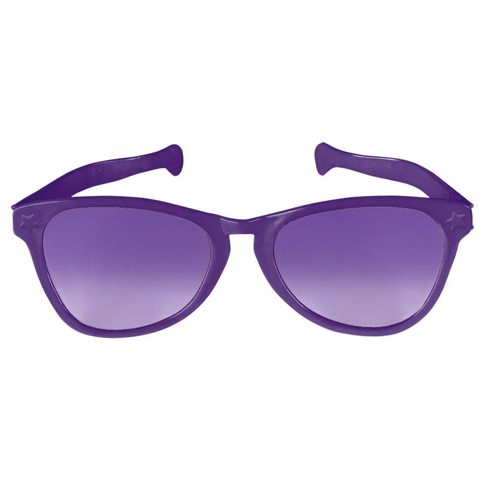 Purple Jumbo Glasses 11in Costumes & Apparel - Party Centre