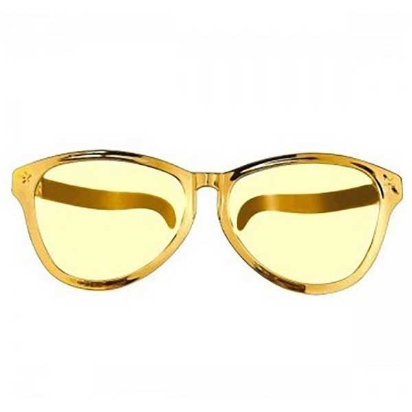 Gold Jumbo Glasses Costumes & Apparel - Party Centre