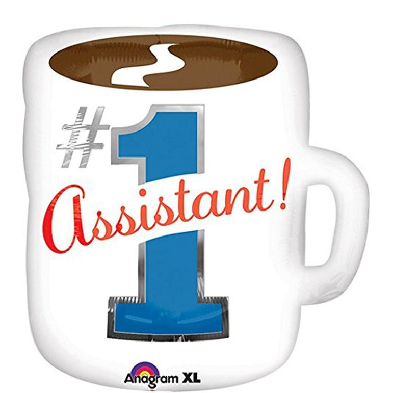 Assistant Mug Foil Balloon Balloons & Streamers - Party Centre