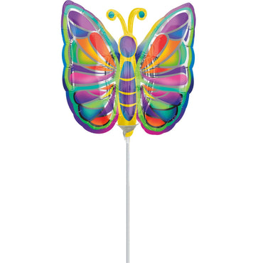 Butterfly Sparkles Mini Shape Balloon Balloons & Streamers - Party Centre