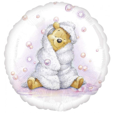 Winnie The Pooh Baby Girl Foil Balloon 18in Balloons & Streamers - Party Centre