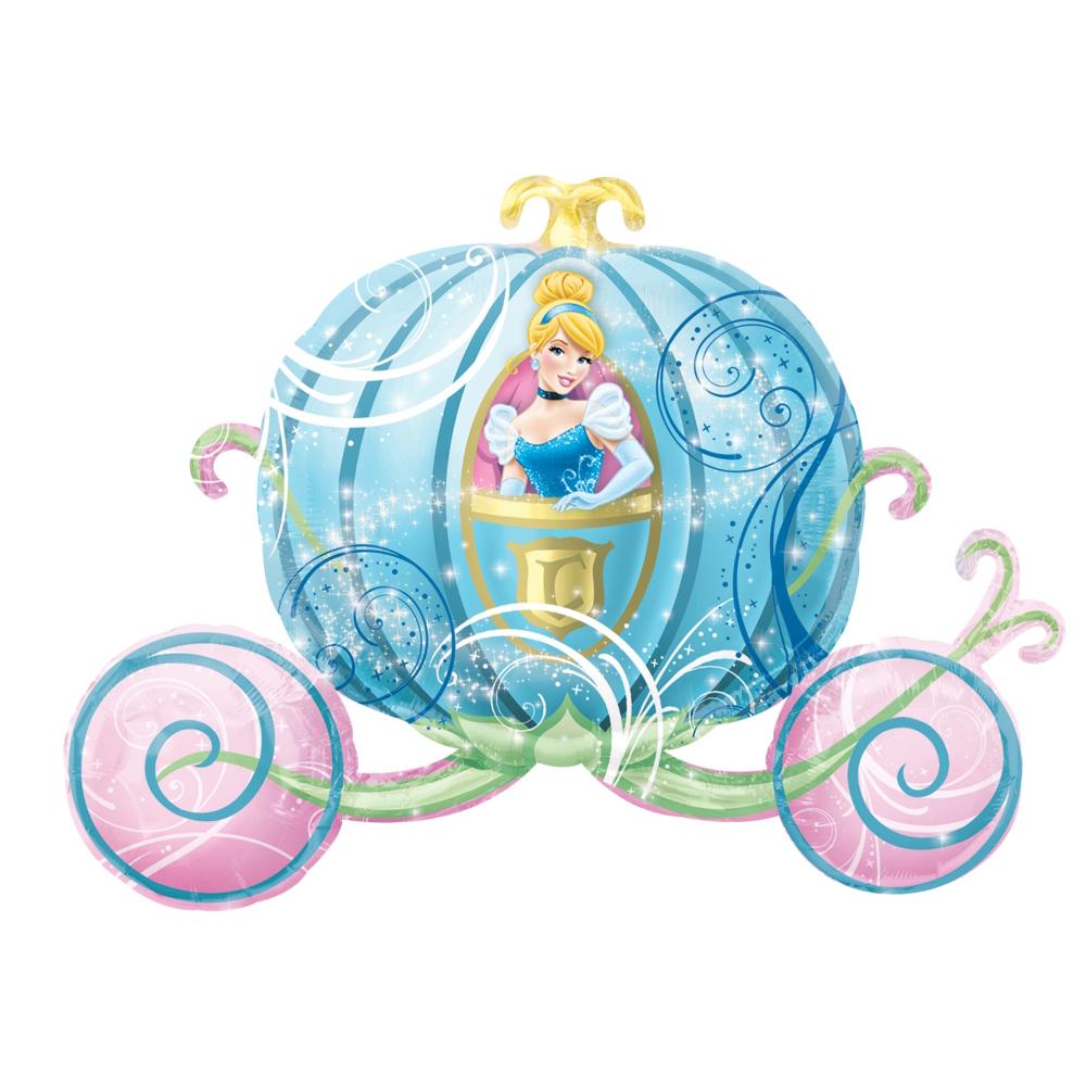Cinderella Carriage SuperShape Balloons & Streamers - Party Centre