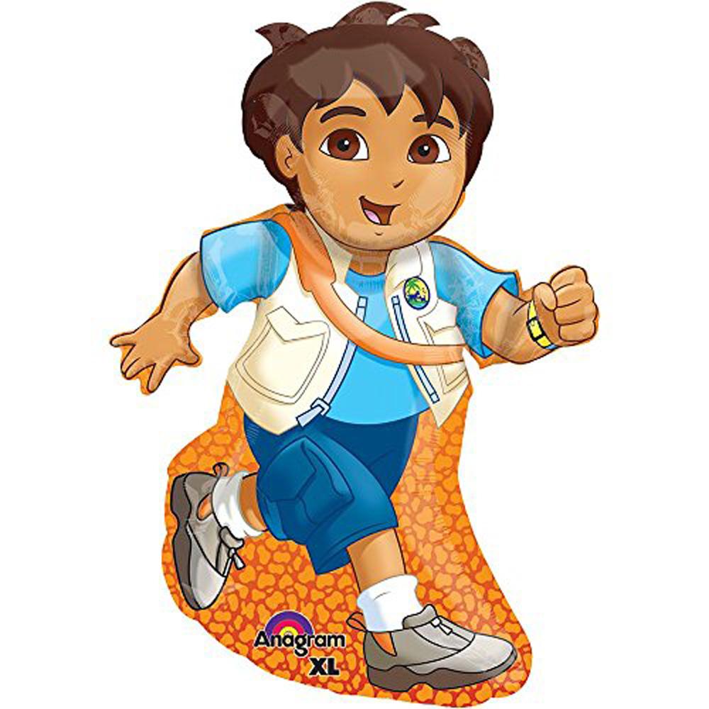 Go Diego Go Character Super Shape Balloon Balloons & Streamers - Party Centre