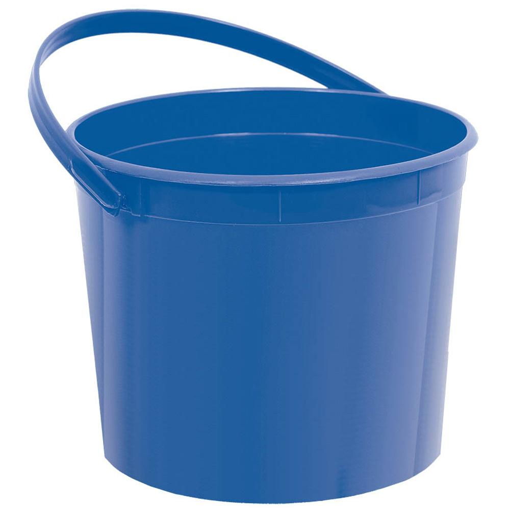 Royal Blue Plastic Bucket Favours - Party Centre