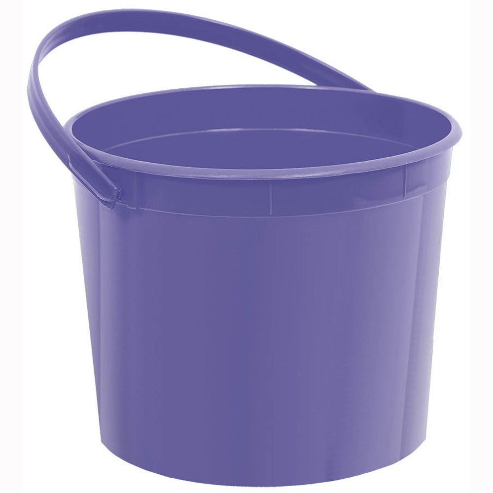 Purple Plastic Bucket Favours - Party Centre