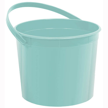 Robins Egg Blue Plastic Bucket Favours - Party Centre