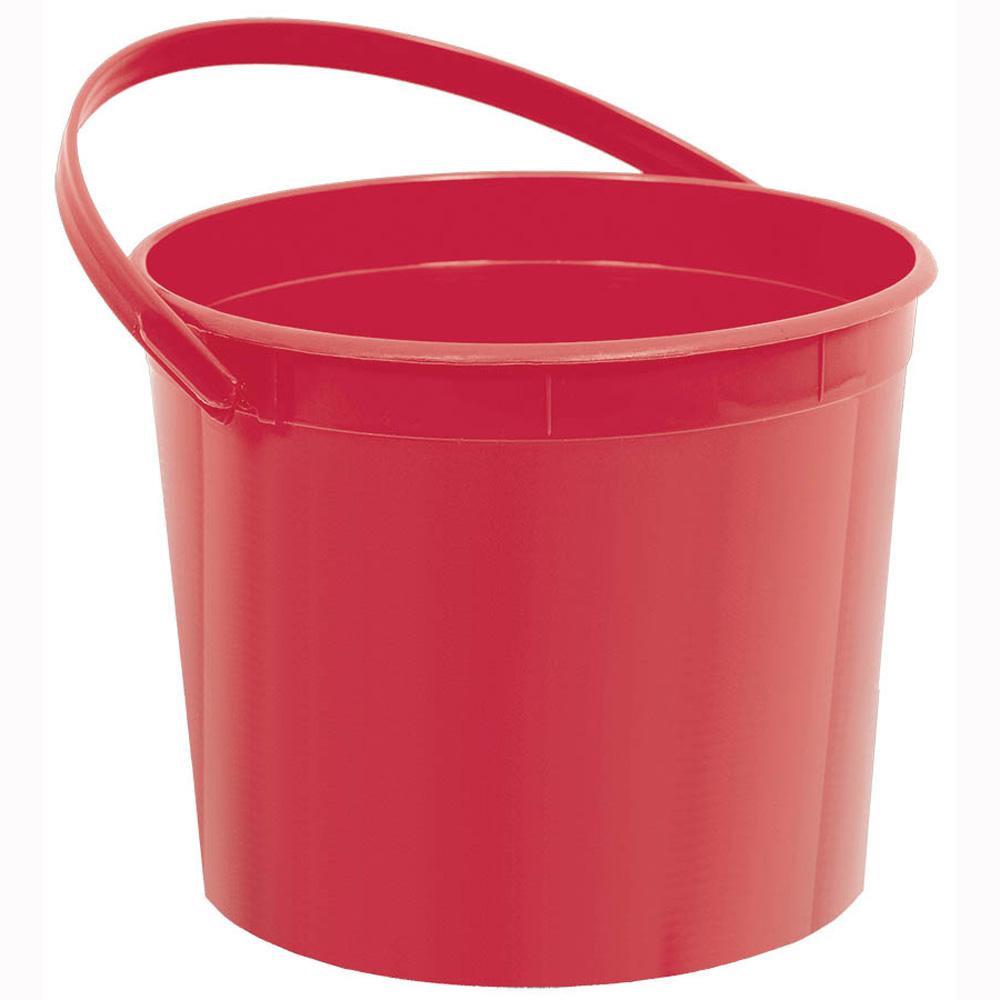 Apple Red Plastic Bucket Favours - Party Centre