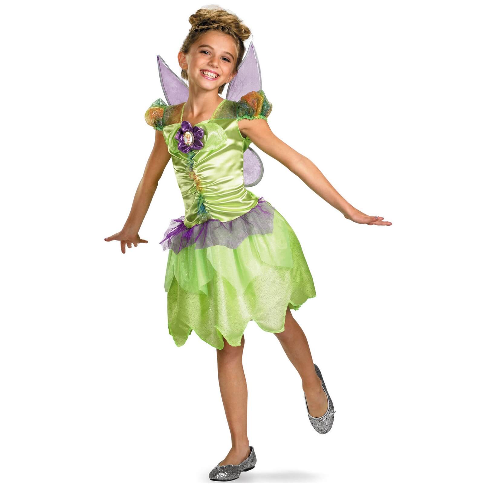 Child Tinker Bell Rainbow Classic Peter Pan Costume