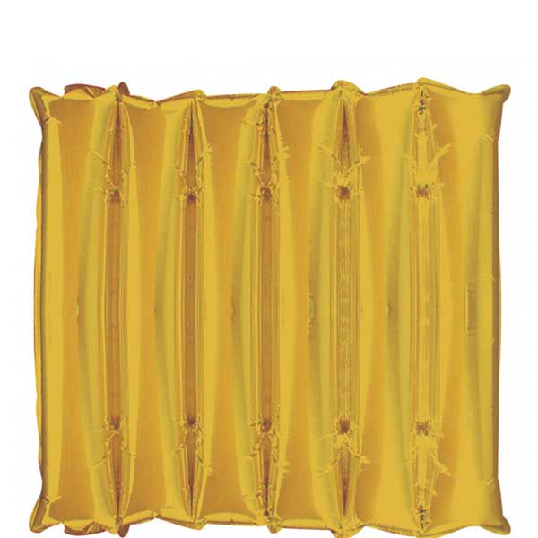 Gold Half Decorator Panel Balloon 20in x 21in Balloons & Streamers - Party Centre