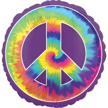 Feeling Groovy Peace Supershape Balloon 32in