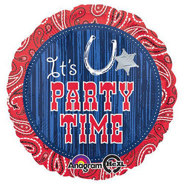 Bandana & Blue Jeans Foil Balloon 18in Balloons & Streamers - Party Centre