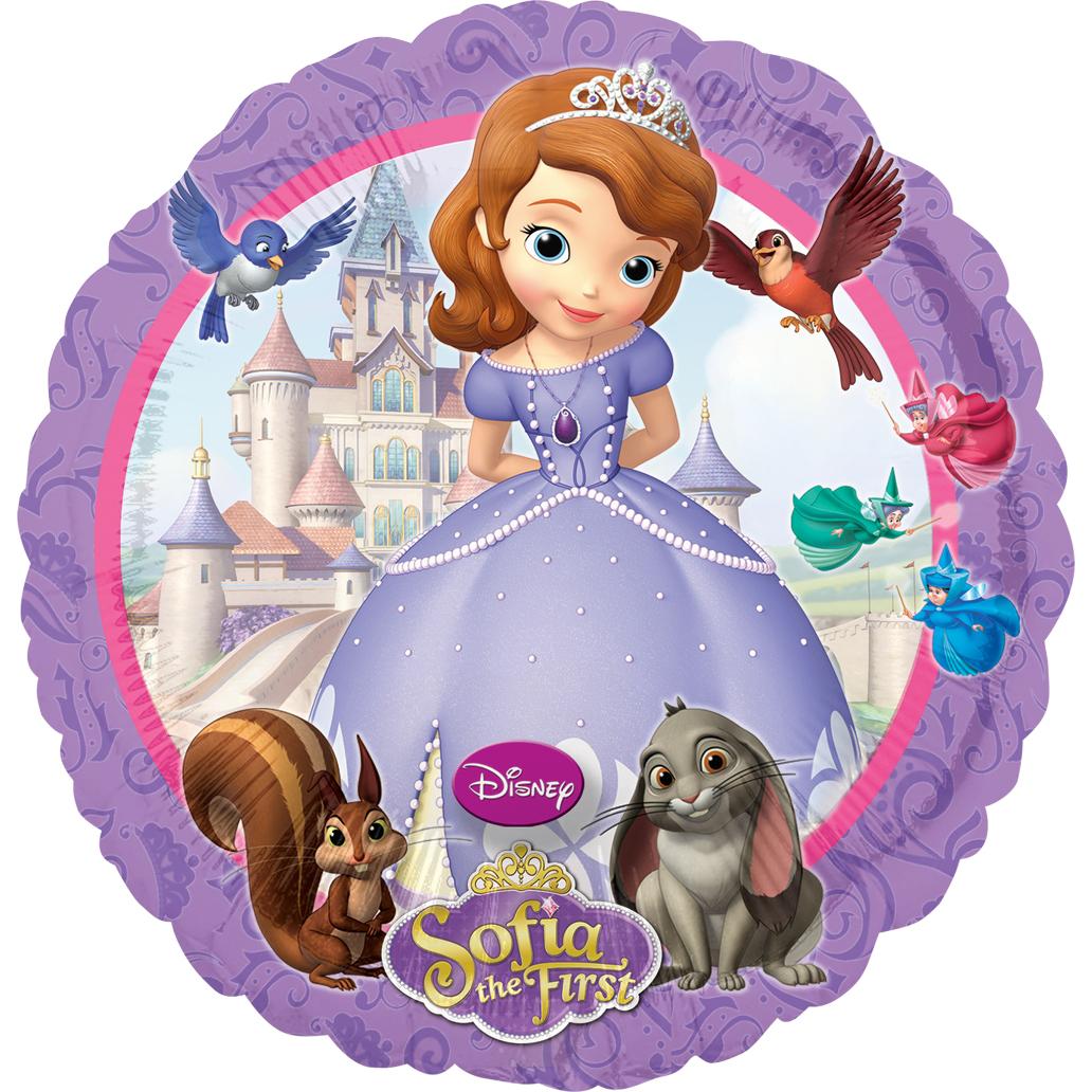 Sofia The First Foil Balloon 18in Balloons & Streamers - Party Centre
