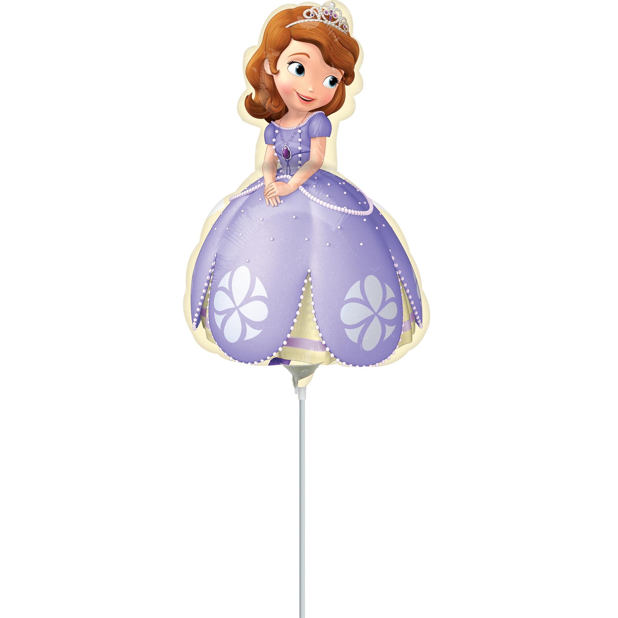 Sofia The First Pose Mini Shape Balloons & Streamers - Party Centre
