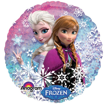 Frozen Holographic Foil 18in Balloons & Streamers - Party Centre