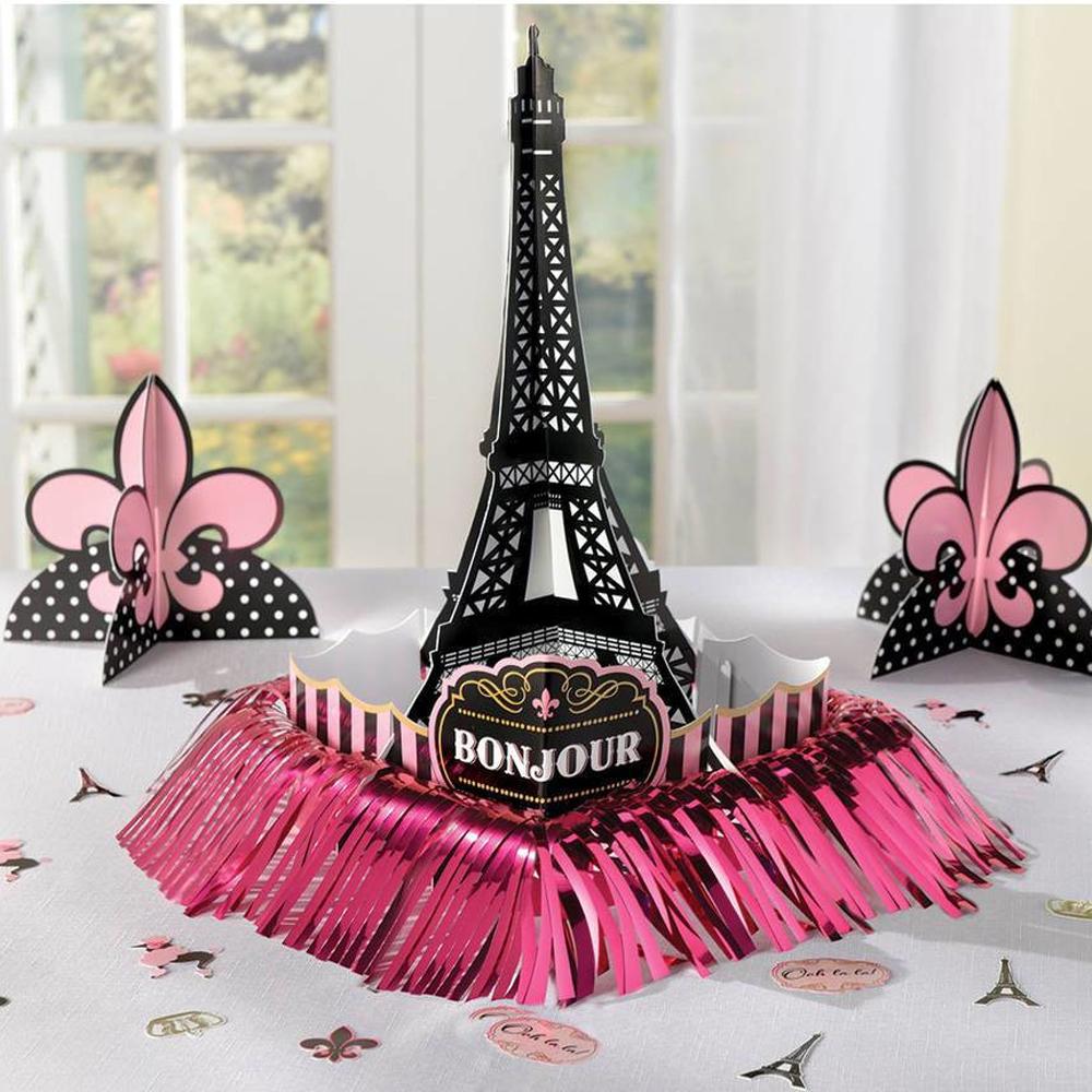 A Day In Paris Table Decorating Kit Decorations - Party Centre