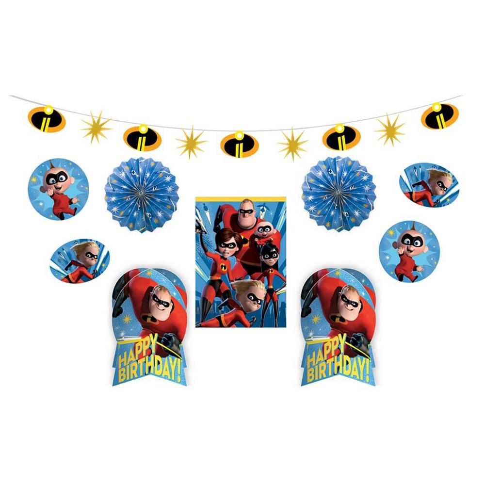 Disney Incredibles 2 Room Decorating Kit Decorations - Party Centre