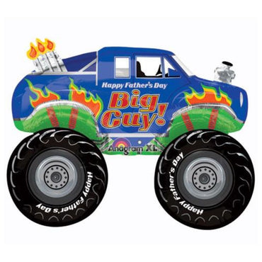 HFD Monster Truck SuperShape Balloon 31 x 23in