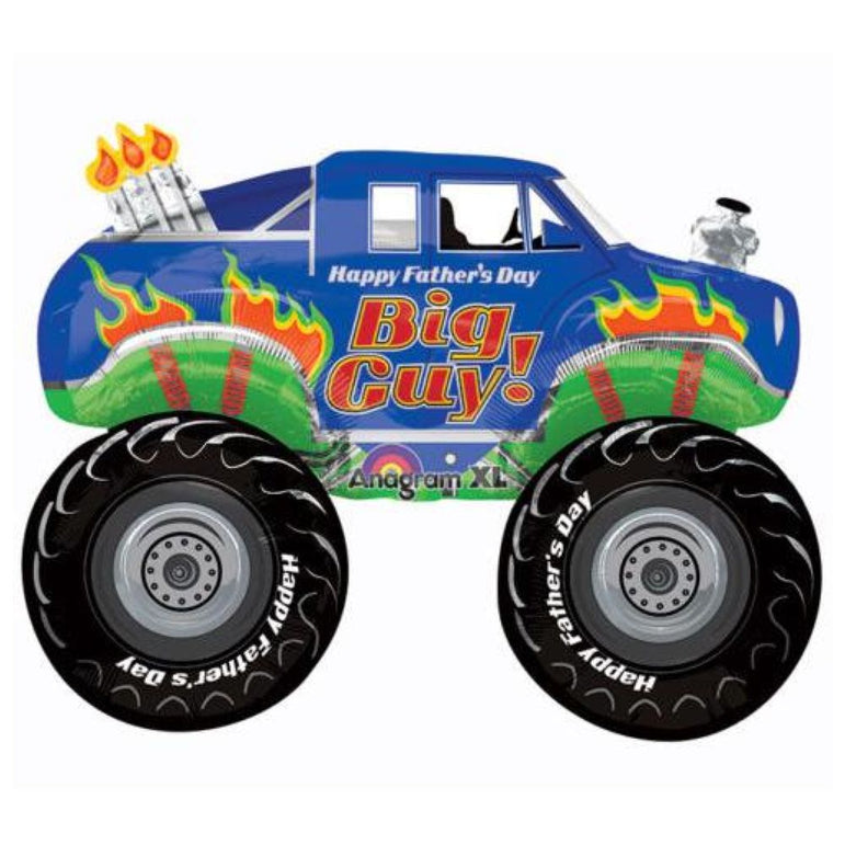 HFD Monster Truck SuperShape Balloon 31 x 23in