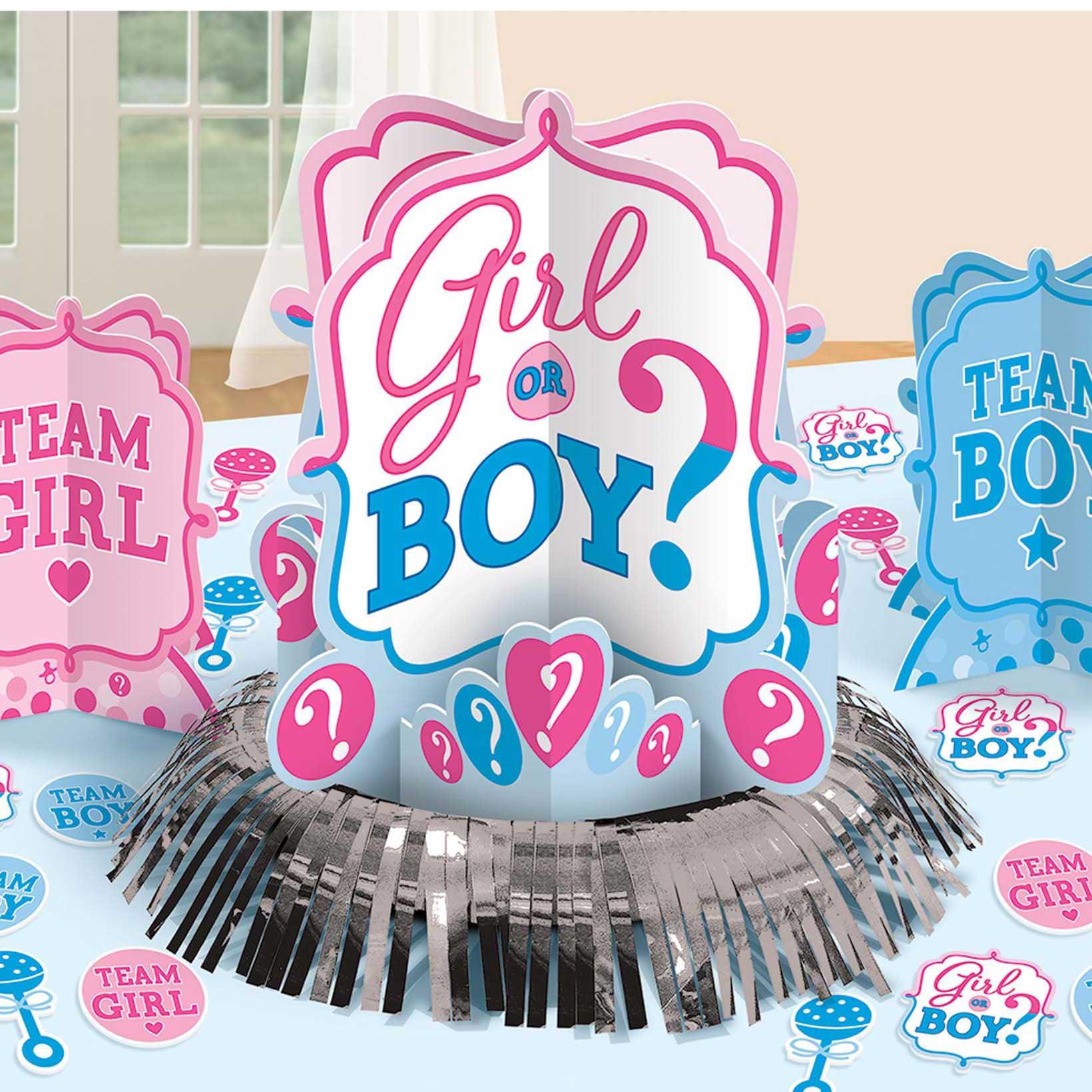 Baby Shower - Girl Or Boy? Table Decorating Kit