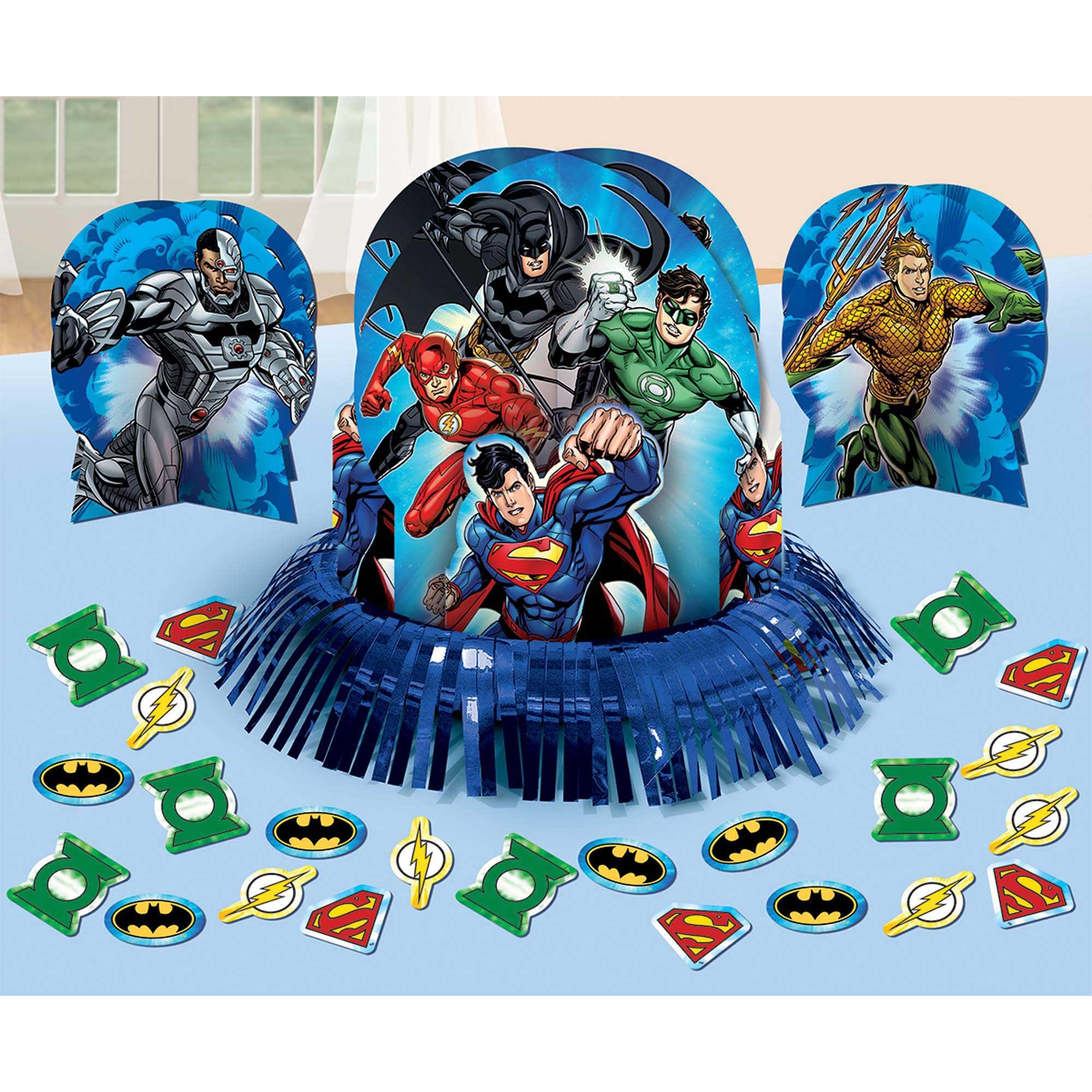 Justice League Table Decorating Kit
