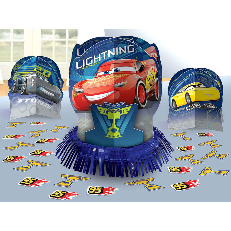 Disney Cars 3 Table Decorating Kit Decorations - Party Centre