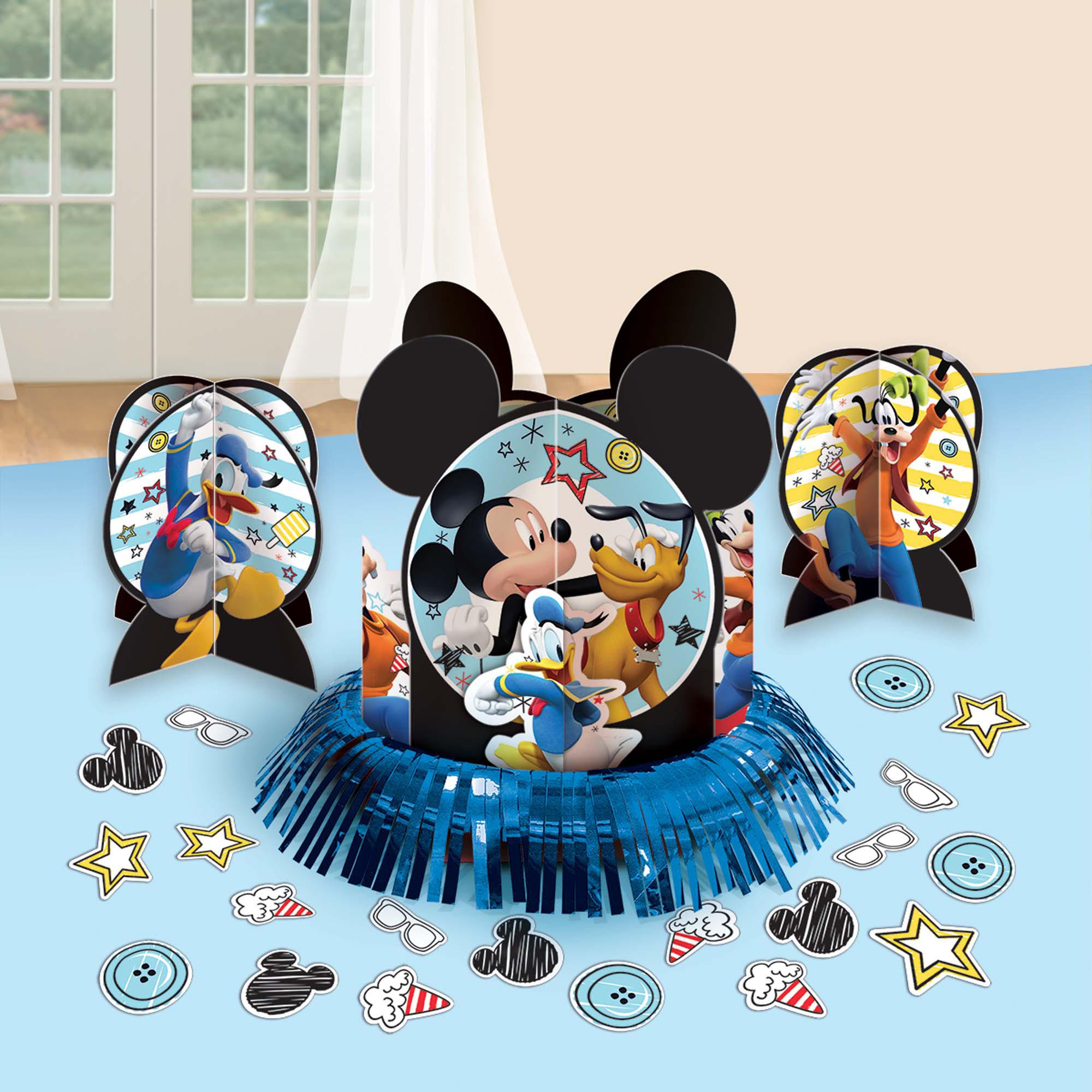 Mickey On The Go Table Decorating Kit Decorations - Party Centre