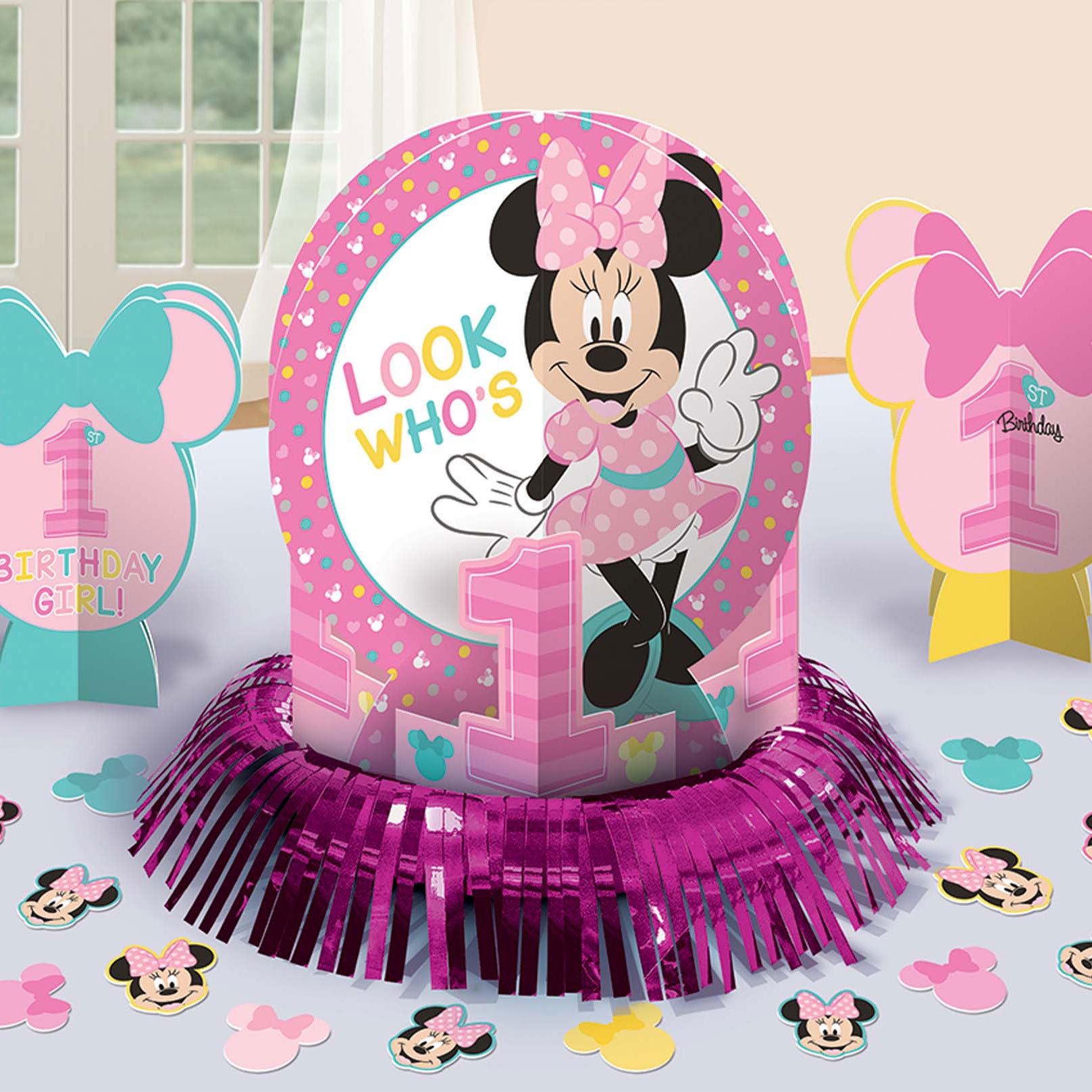 Minnie's Fun To Be One Table Decorating Kit