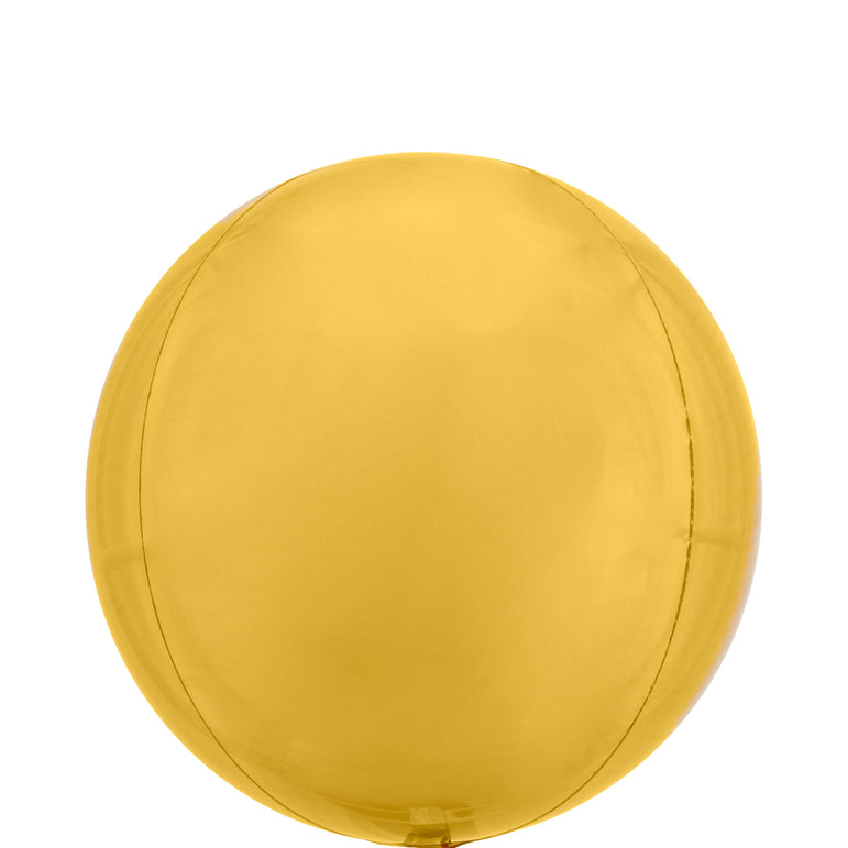 Gold Orbz Foil Balloon 38x40cm