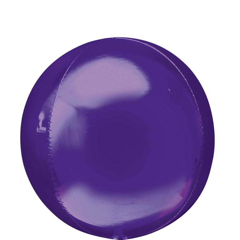 Purple Orbz Balloon 38x40cm Balloons & Streamers - Party Centre