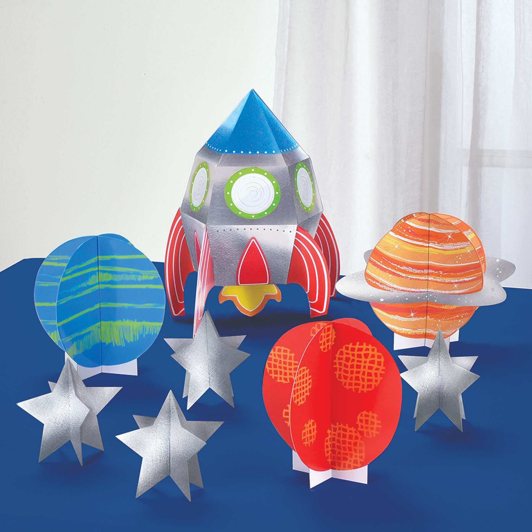Blast Off Birthday Table Decorating Kit Decorations - Party Centre