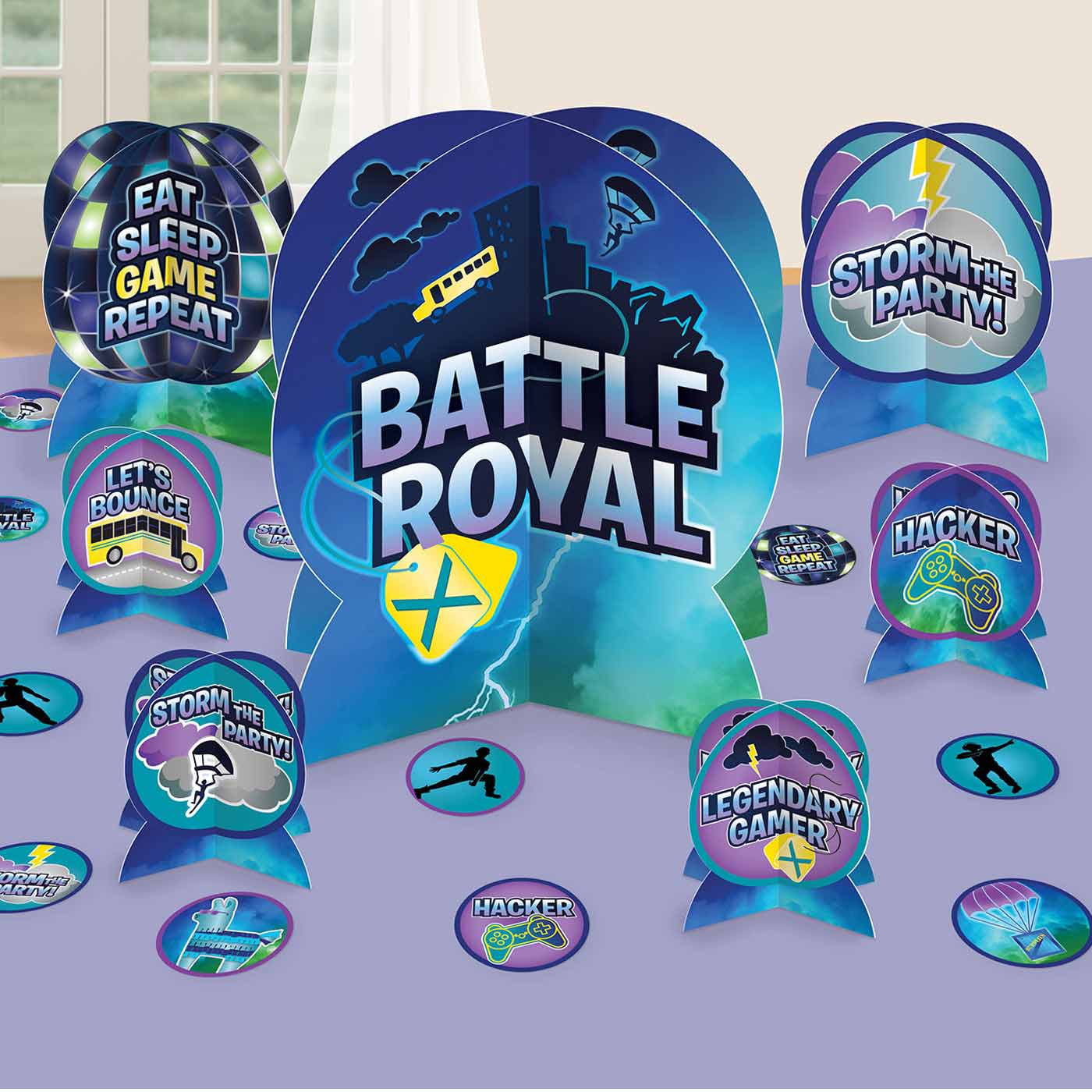 Battle Royal Table Centerpiece Kit Decorations - Party Centre