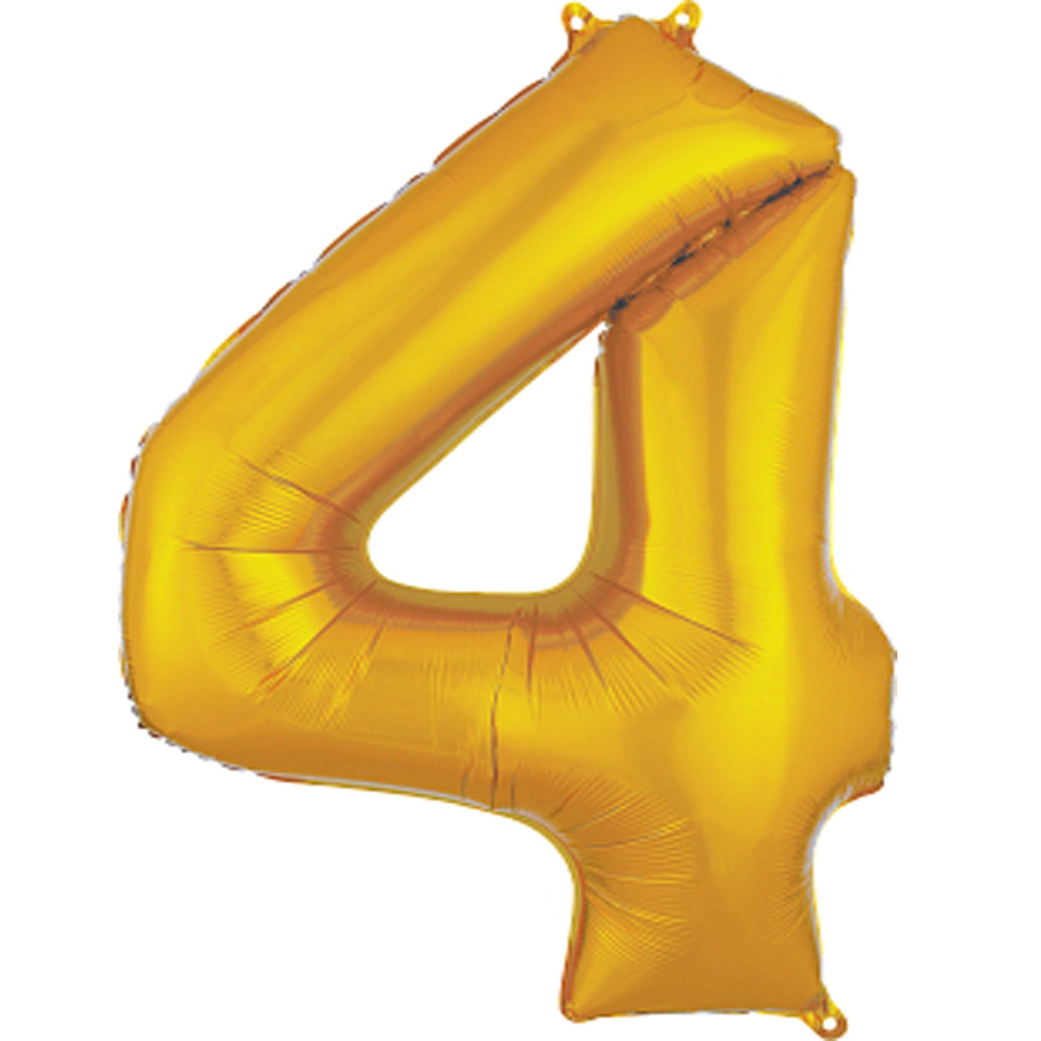 Gold Number 4 Foil Supershape Balloon 60cmx91cm