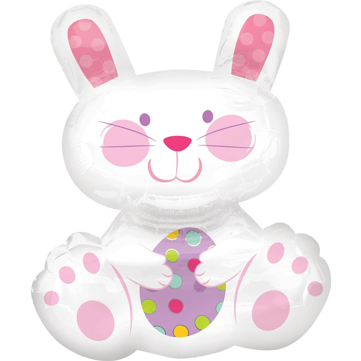Easter Enchantment Bunny SuperShape Balloon 29in Balloons & Streamers - Party Centre