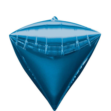Blue Diamdondz Balloon 15x17in Balloons & Streamers - Party Centre