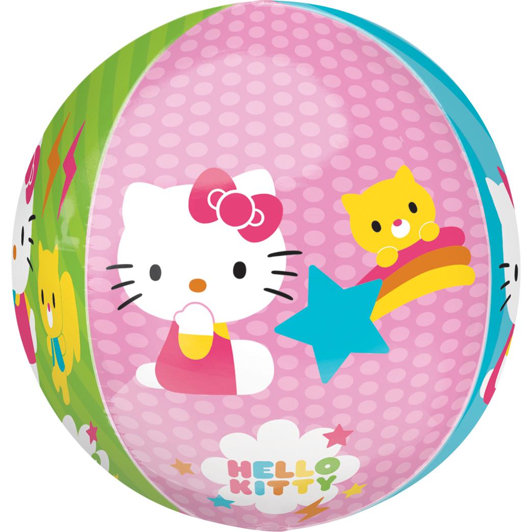 Hello Kitty Orbz Balloon 38x40cm Balloons & Streamers - Party Centre