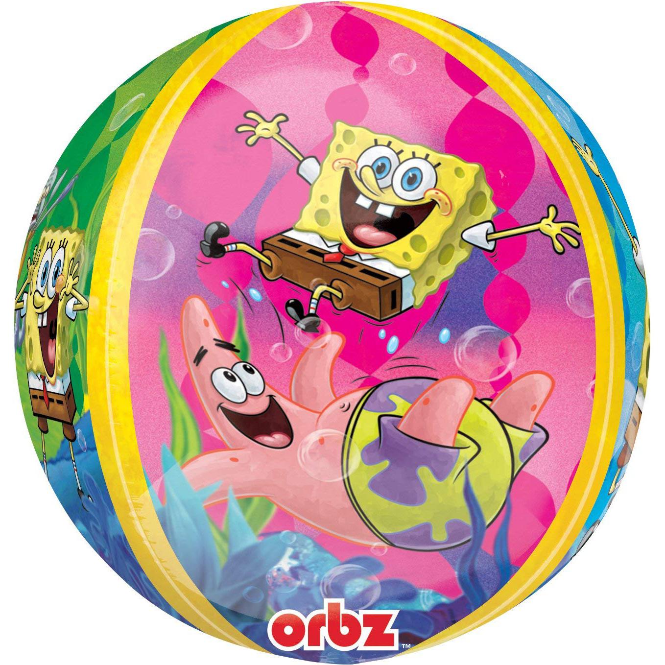 SpongeBob SquarePants Orbz Balloon 38x40cm Balloons & Streamers - Party Centre