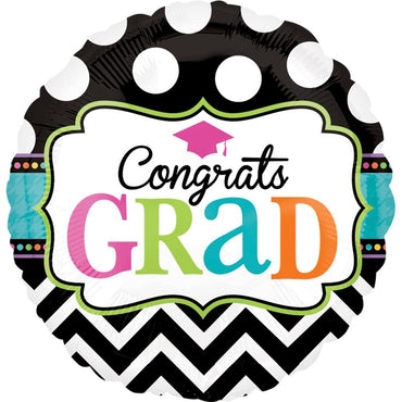 Dream Big Chevron Foil Balloon 18in Balloons & Streamers - Party Centre