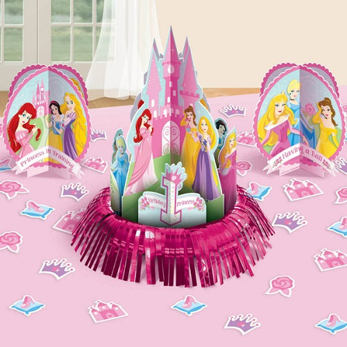 Disney Princess 1st Birthday Table Decorating Kit Decorations - Party Centre