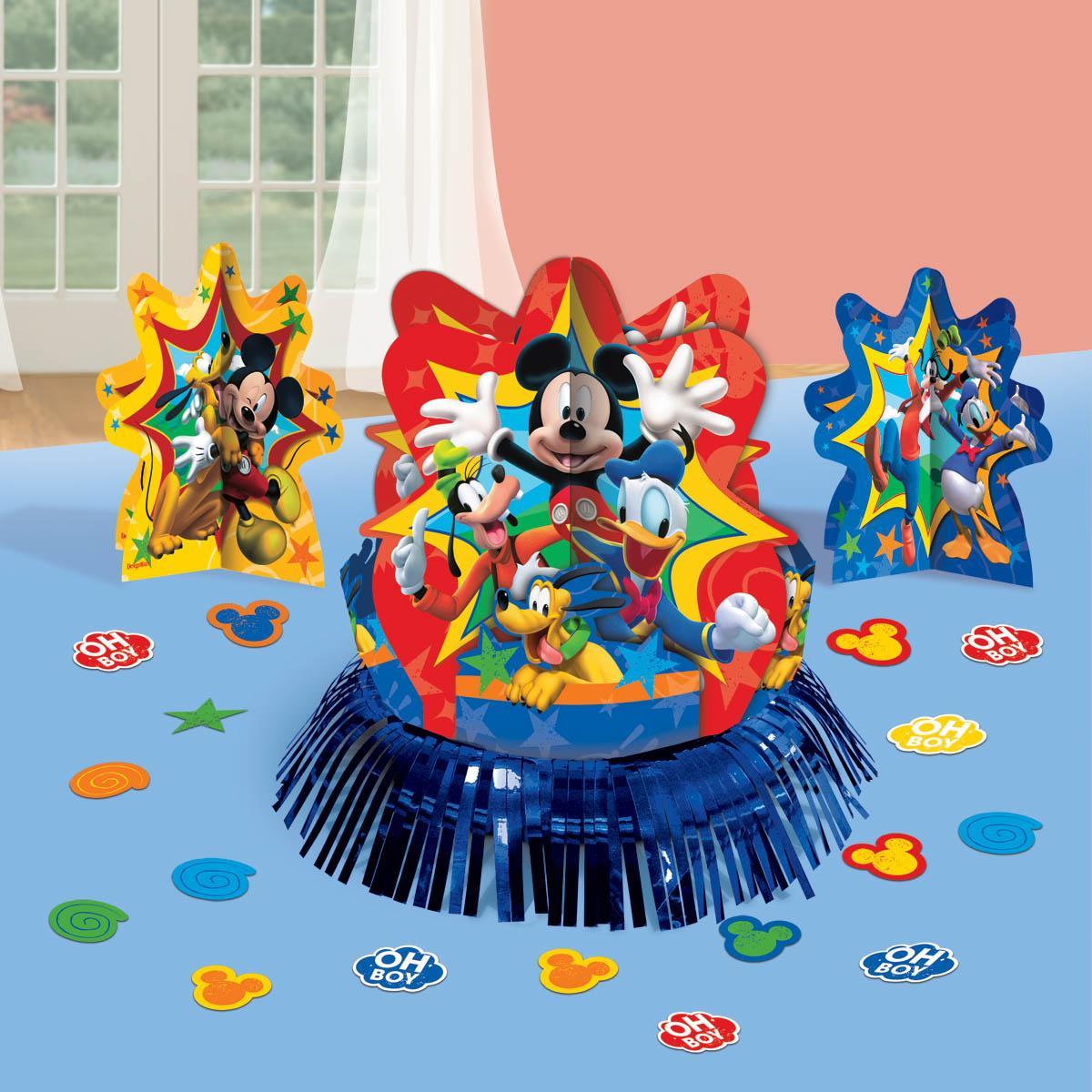 Mickey Mouse Table Decorating Kit Decorations - Party Centre