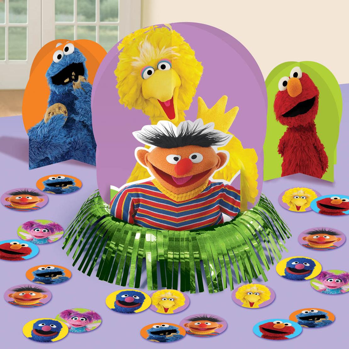 Sesame Street Table Decorating Kit Decorations - Party Centre