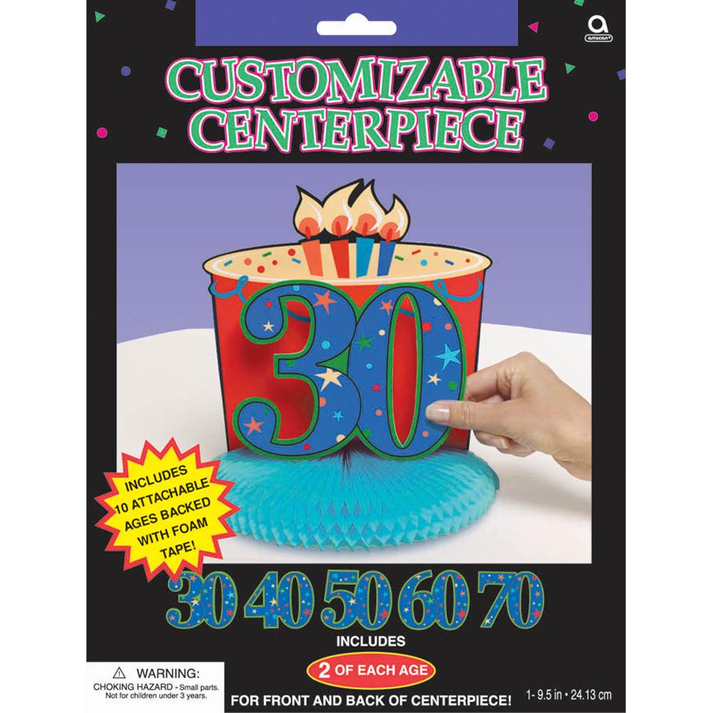 A Year To Celebrate Birthday Attachable Centerpiece Decorations - Party Centre