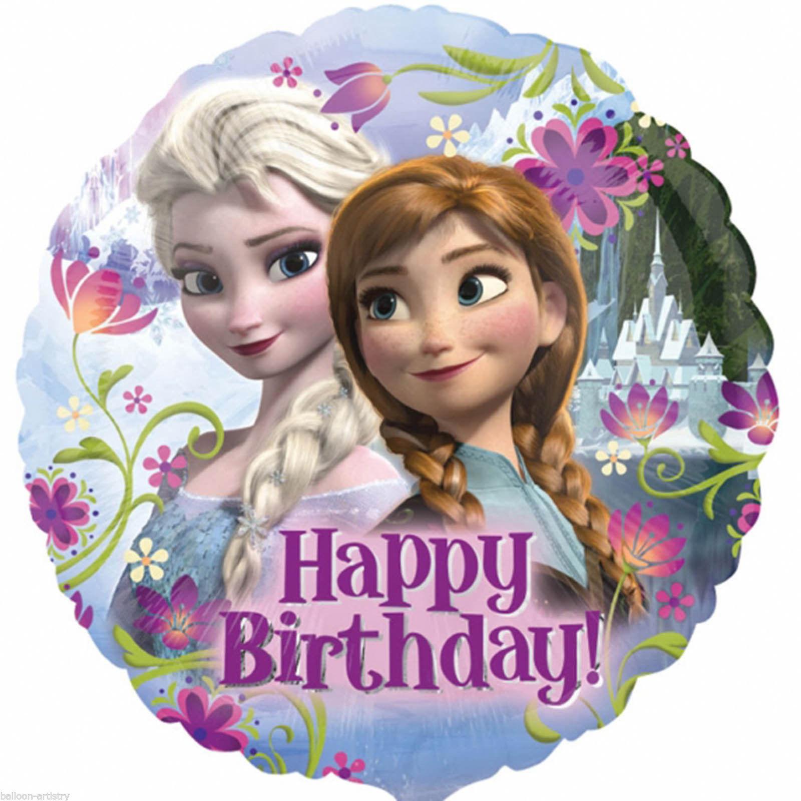Frozen Happy Birthday Foil Balloon Balloons & Streamers - Party Centre