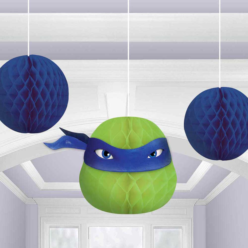 Teenage Mutant Ninja Turtles Honeycomb 3pcs Decorations - Party Centre