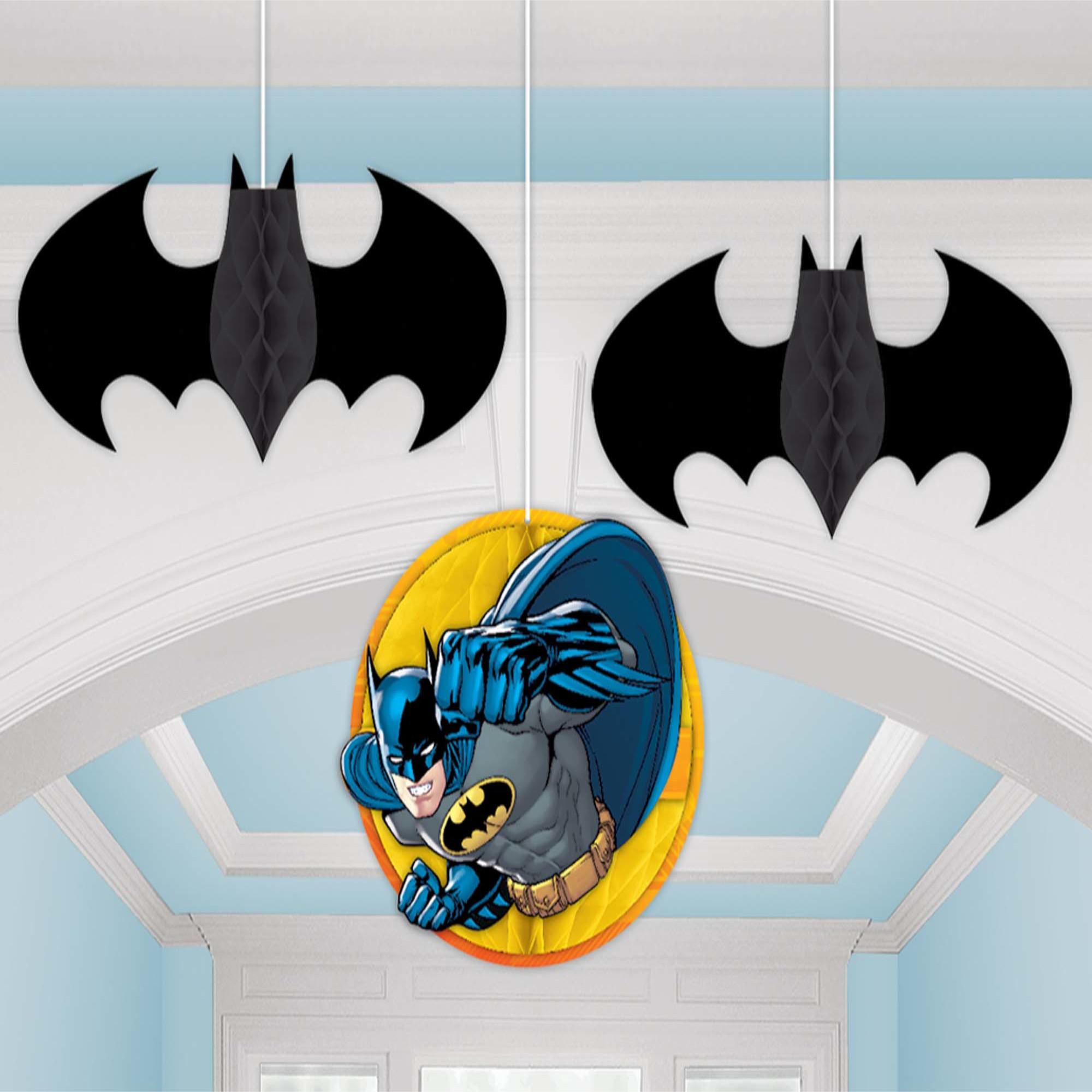 Batman Honeycomb Decoration 3pcs