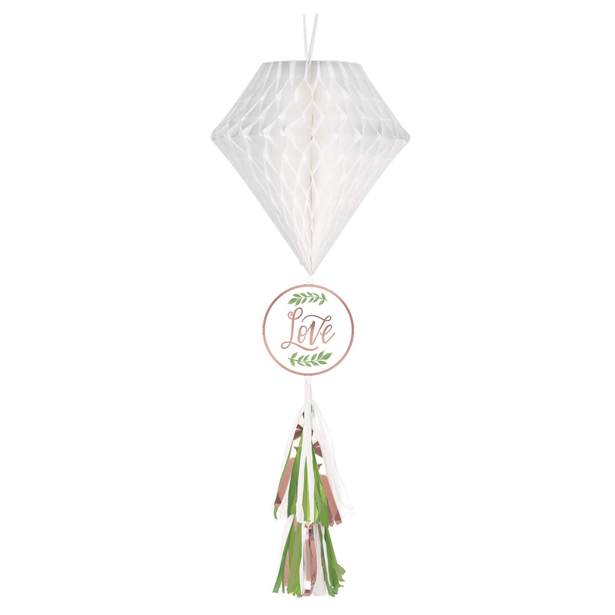 Love and Leaves Tassel Tail & Cutout 29 1/2in Decorations - Party Centre