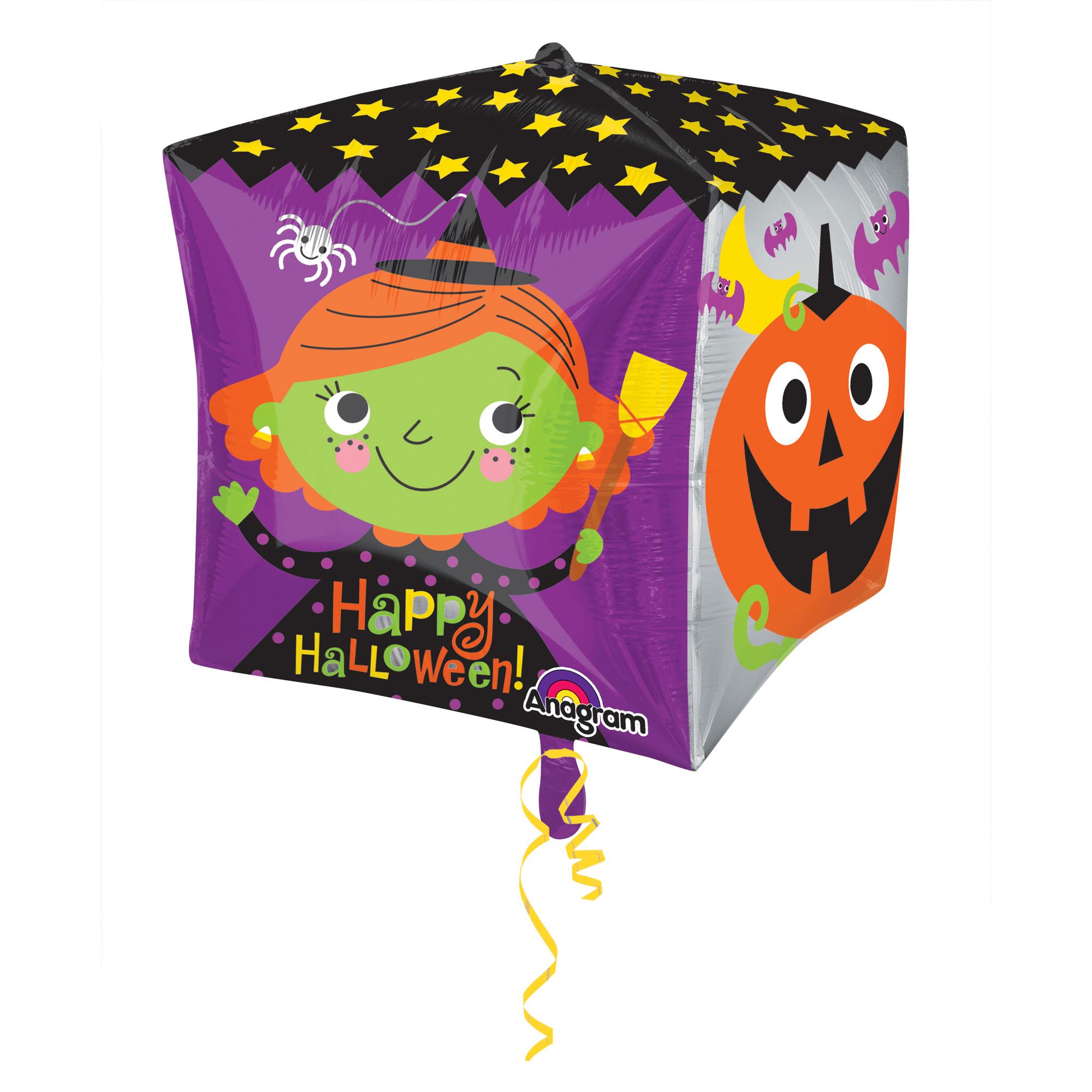 Halloween Characters Cubez Foil Balloon 38cm Balloons & Streamers - Party Centre