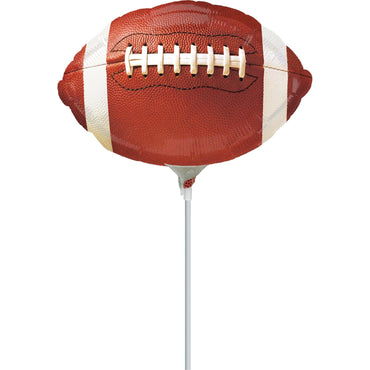 Championshiop Football Mini Shape Foil Balloon Balloons & Streamers - Party Centre