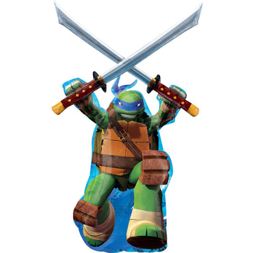Teenage Mutant Ninja Turtles Leonardo SuperShape Balloon Balloons & Streamers - Party Centre