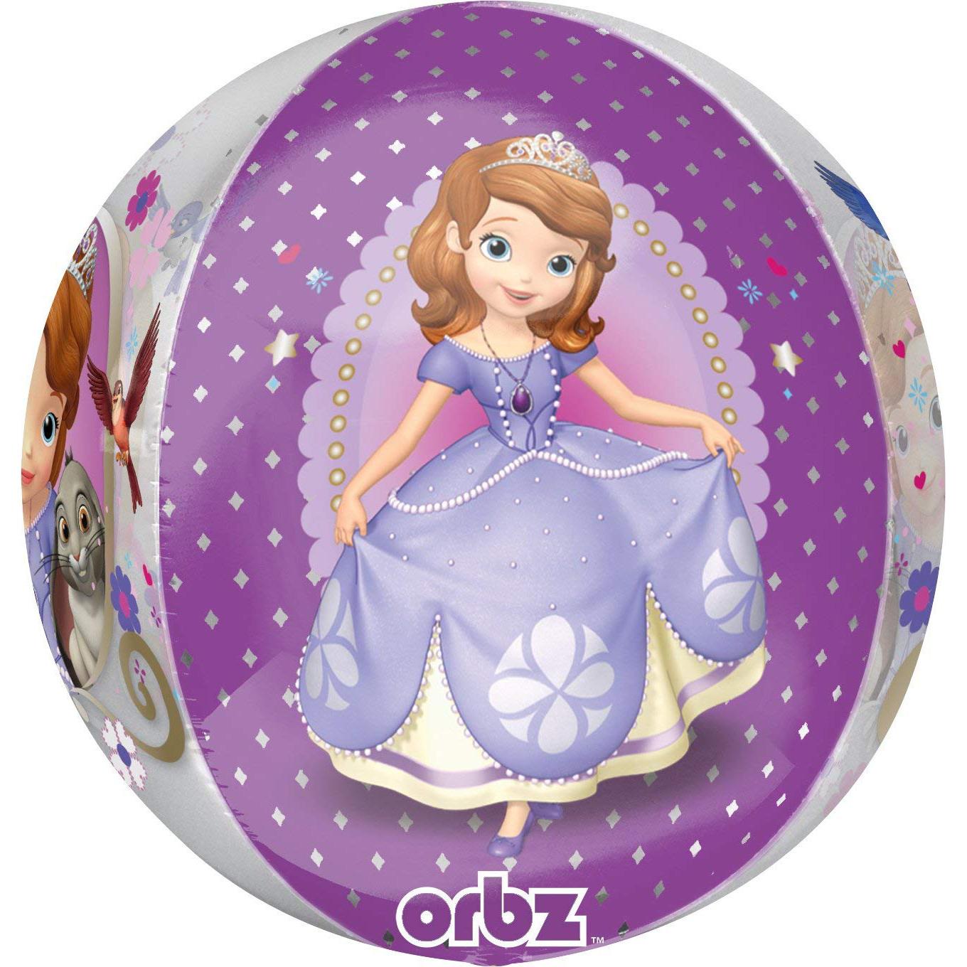 Sofia The First Orbz 38x40cm Balloons & Streamers - Party Centre